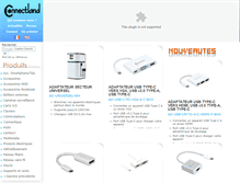 Tablet Screenshot of connectland.eu